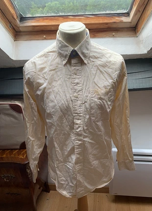 Chemise manches longues tommy Hilfiger M jaune pâle à petit carreaux 100%cotton, marke: Tommy Hilfiger, zustand: Sehr gut, größe: M, 8,00 €, 9,10 € inklusive Vinted-Käuferschutz