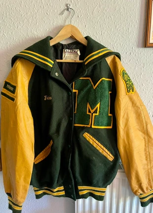 Vintage letterman jacket, brand: Delong, condition: Very good, size: L / 12, £130.00, £137.20 includes Buyer Protection