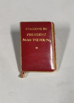 Pin's Citations du Président Mao Tsetoung, marque: Rare, état: Très bon état, 4,00 €, 4,90 € Protection acheteurs incluse