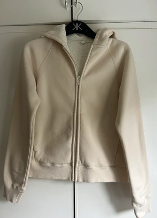 Uniqlo Fleece Hoodie Sweatshirt Cream Off White Size S Excellent Condition, brand: Uniqlo, condition: Very good, size: S / 8, £14.00, £15.40 includes Buyer Protection