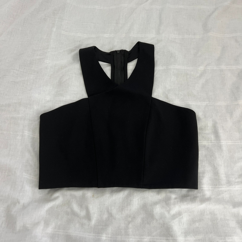 express black high neck crop top  S 1