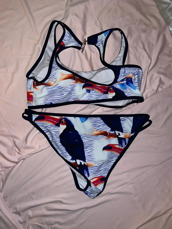 shein parrot bikini set size medium brand new with tags 2