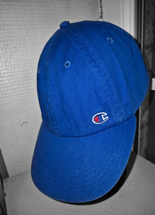 🧢 Casquette Champion bleue – Logo brodé – Ajustable, marca: Champion, estado: Muito bom, tamanho: Tamanho único, €8.00, €9.10 inclui Proteção do Comprador