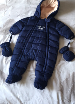 Combi pilote hiver bébé garçon - Du Pareil Au Même (DPAM) - 6 mois