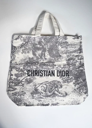 Dior Tote Bag gris Toile de Jouy – Édition spéciale, brand: Dior, condition: New with tags, €69.00, €73.15 includes Buyer Protection