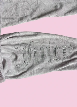 Juicy Couture Grey Velour Pants with Rhinestone Logo – Y2K / 2000s Authentic Vintage, marca: Juicy Couture, estado: Muito bom, tamanho: M / 38 / 10, €33.00, €35.35 inclui Proteção do Comprador