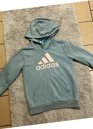 Sweat à capuche Adidas enfant bleu logo rose – Taille 128 (8 ans), marke: adidas, zustand: Sehr gut, größe: 8 Jahre / 128, 7,99 €, 9,09 € inklusive Vinted-Käuferschutz