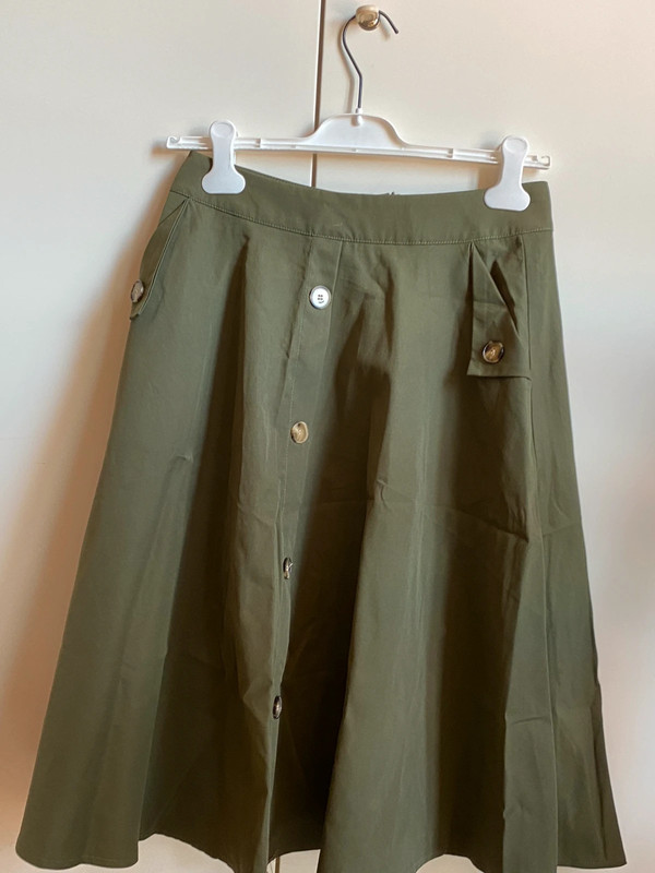 Gonna on sale verde militare