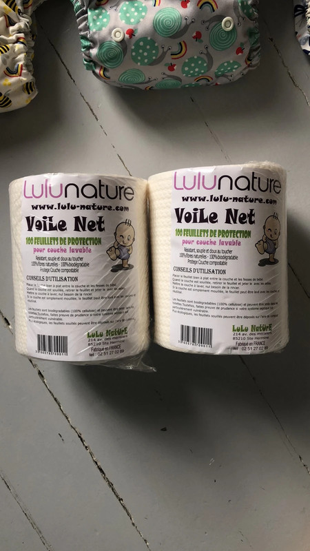 Voile de protection pour couches lavables Lulu Nature