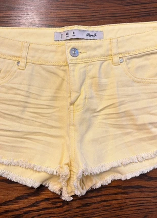 Short en jeans jaune pâle, marca: Denim Co, estado: Muy bueno, tamaño: L / 40 / 12, 1,50 €, 2,28 € Protección al comprador incluida