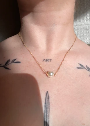 Pearl Necklace with Gold Chain, condition: New without tags, €1.00, €1.75 includes Buyer Protection