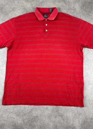 Polo à rayures rouge Dockers taille XL homme (L américain) vintage - 1PO0085, marque: Dockers, état: Très bon état, taille: XL, 1,00 €, 1,75 € Protection acheteurs (Pro) incluse
