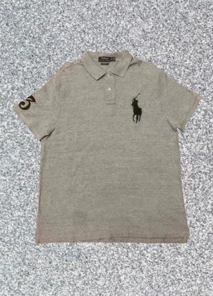 Polo Ralph Lauren manches courtes custom slim fit gris taille S adulte , merk: Ralph Lauren, staat: Heel goed, maat: S, € 19,99, € 21,69 inclusief Kopersbescherming Pro