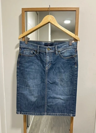 Falda vaquera Easy Wear talla 44 – clásica, cómoda y con bolsillos, merk: Easy Wear, staat: Heel goed, maat: XXL / 44 / 16, € 15,00, € 16,45 inclusief Kopersbescherming