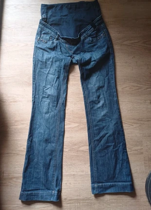 Pantalon de grossesse coupe évasée aux jambes, merk: cankein, staat: Goed, maat: M / 38 / 10, € 2,00, € 2,80 inclusief Kopersbescherming