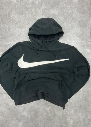Felpa Nike Pile Big Swoosh Fleece Nera • Hoodie Oversize, brand: Nike, condizioni: Ottime, taglia: M, €12.99, €14.34 include la Protezione acquisti