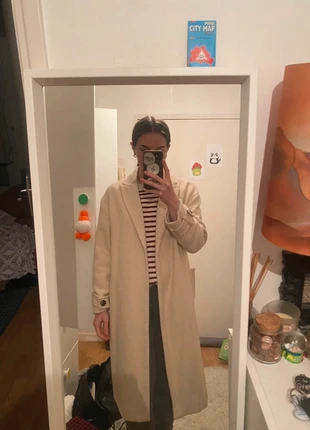 Manteau long beige stradivarius S 36 laine, brand: Stradivarius, condition: Very good, size: S / 36 / 8, €20.00, €21.70 includes Buyer Protection