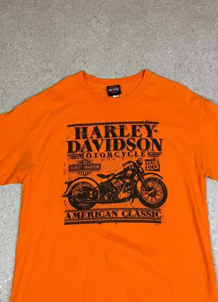 Harley Davidson T Shirt Large Orange North Carolina Outer Banks, brand: Harley Davidson, condition: Very good, size: L, £35.00, £37.45 includes Buyer Protection Pro