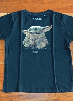Tshirt Star Wars Bébé Yoda Groggu, marque: Star Wars, état: Très bon état, taille: 8 ans / 128 cm, 1,00 €, 1,75 € Protection acheteurs incluse