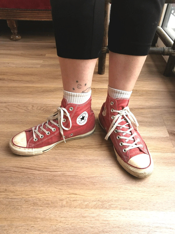 Converse all star rouge brique Vinted