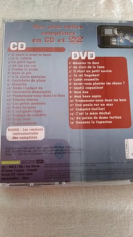 Cd Dvd Comptines Pour Creches Vinted