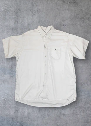 Chemise à manches courtes Lacoste blanche vintage exclusif y2k en très bon état taille L, marke: Lacoste, zustand: Sehr gut, größe: L, 20,00 €, 21,70 € beinhaltet Vinted-Käuferschutz Pro