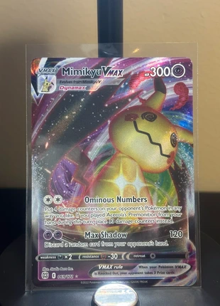 Mimikyu Vmax (BRS 069), merk: Pokémon, staat: Nieuw zonder prijskaartje, € 3,50, € 4,38 inclusief Kopersbescherming