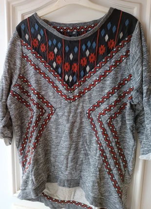 Pull sweat mi long navajo, brand: H&M, condition: Very good, size: M / 38 / 10, €6.50, €7.53 includes Buyer Protection