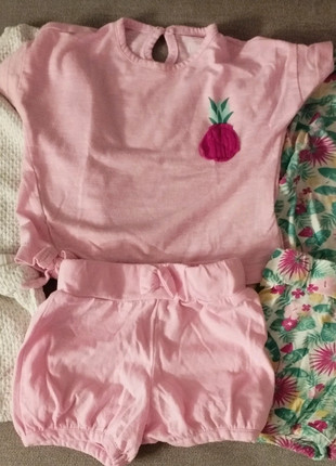 Lot de 3 shorts + t-shirts d'été, marke: Miss Liberto, zustand: Gut, größe: 12-18 Monate / 80, 1,00 €, 1,75 € inklusive Vinted-Käuferschutz