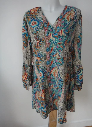 Robe manches longues motif cachemire T XXL Neuve (jamais portée), marque: Boutique indépendante, état: Neuf sans étiquette, taille: XXL / 44 / 16, 11,95 €, 13,25 € Protection acheteurs incluse