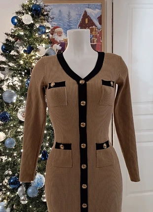 Robe midi tricot côtelé S/M, Chic, extensible, très bon état, marque: giracoo, état: Très bon état, taille: M / 38 / 10, 19,00 €, 20,65 € Protection acheteurs incluse