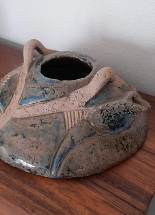 Théière artisanale en grès brut signée – pièce unique, brand: Y&R, condition: Very good, €25.00, €26.95 includes Buyer Protection