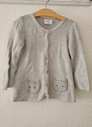 Gilet gris, marca: Topomini, estado: Muito bom, tamanho: 18-24 meses / 86 cm, €2.00, €2.80 inclui Proteção do Comprador