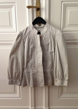 Kurzer Blaser von amitié mit Raffingen und versteckter Knopfleiste, marque: Amitié, état: Très bon état, taille: S / 36 / 8, 5,00 €, 5,95 € Protection acheteurs incluse