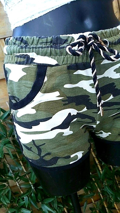 Coolcat short mini kaki militaire camo camouflage taille S 4