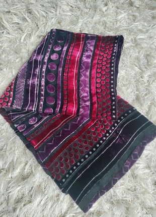 Echarpe en velour et tule à motif, brand: Un Deux Trois, condition: Very good, €5.00, €5.95 includes Buyer Protection
