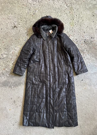 Manteau long pour femme vintage effet cuir - FE Classic Club - Noir, marque: Classic club, état: Très bon état, taille: L / 40 / 12, 40,00 €, 42,70 € Protection acheteurs (Pro) incluse