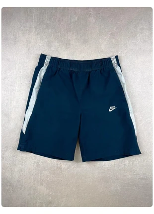 Nike Solo Swoosh Sports Shorts with Embroidered Logo and Elastic Waist | Blue | Size M | Men, marque: Nike, état: Très bon état, taille: M, 18,00 €, 19,60 € Protection acheteurs incluse