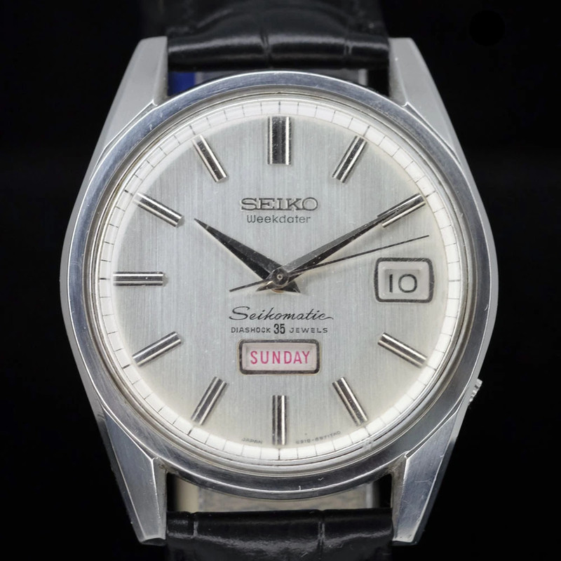 Seikomatic 6218 8971 brushed dial 1965 Vinted