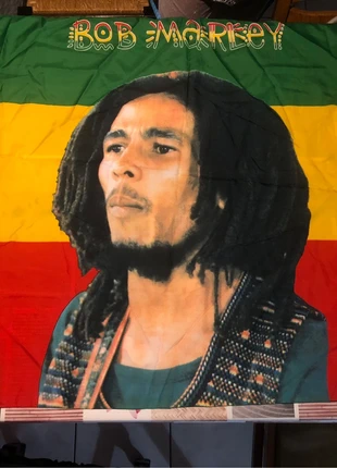 Drapeau Bob Marley, brand: Bob Marley, condition: Very good, €5.00, €5.95 includes Buyer Protection