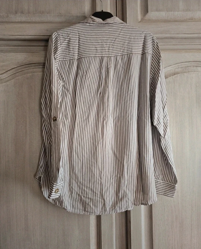 Chemise à rayures vero moda taille M - photo numéro 4