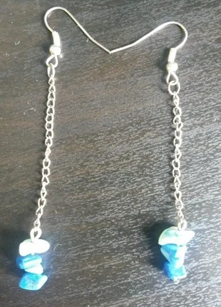Boucle d'oreilles pierres bleues, condition: New without tags, €4.00, €4.90 includes Buyer Protection