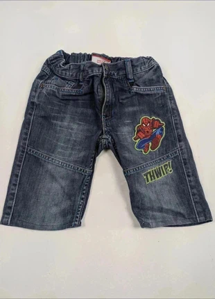 👖 Short en Jean Spiderman - Gris foncé - 4 ans, marque: C&A, état: Très bon état, taille: 4 ans / 104 cm, 3,63 €, 4,51 € Protection acheteurs incluse