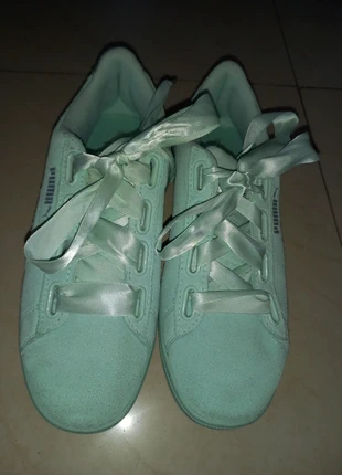 Baskets puma vert d'eau, brand: Puma, condition: Very good, size: 36, €8.00, €9.10 includes Buyer Protection