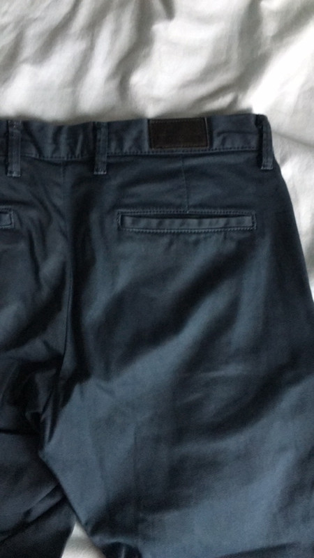 Pantalon Zara bleue marine 3