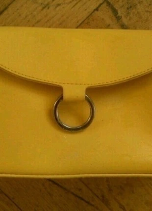 vintage trend blogger statement clutch abend hand tasche gelb leder 60er 70er Alexa chung, marke: Vintage, zustand: Sehr gut, 6,70 €, 7,74 € inklusive Vinted-Käuferschutz