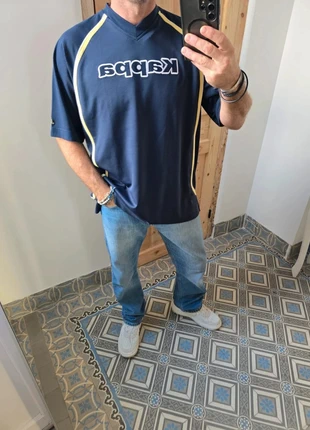 Tee shirt vintage marine et jaune Kappa XL, marca: Kappa, estado: Muito bom, tamanho: XL, €12.00, €13.30 inclui Proteção do Comprador Pro