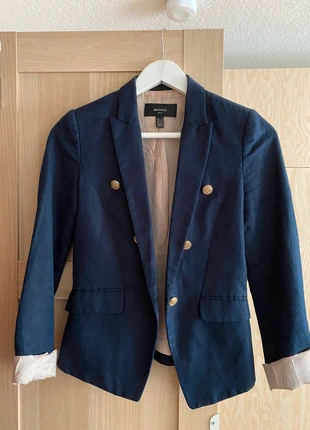 Linenblazer Mango, merk: Mango, staat: Heel goed, maat: XS / 34 / 6, € 10,00, € 11,20 inclusief Kopersbescherming