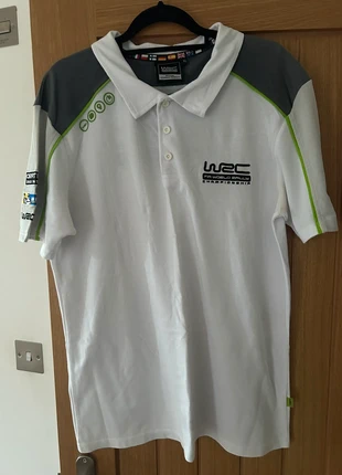 WRC FIA world rally championship white grey polo shirt size XL, brand: wrc, condition: Very good, size: XL, £7.50, £8.58 includes Buyer Protection