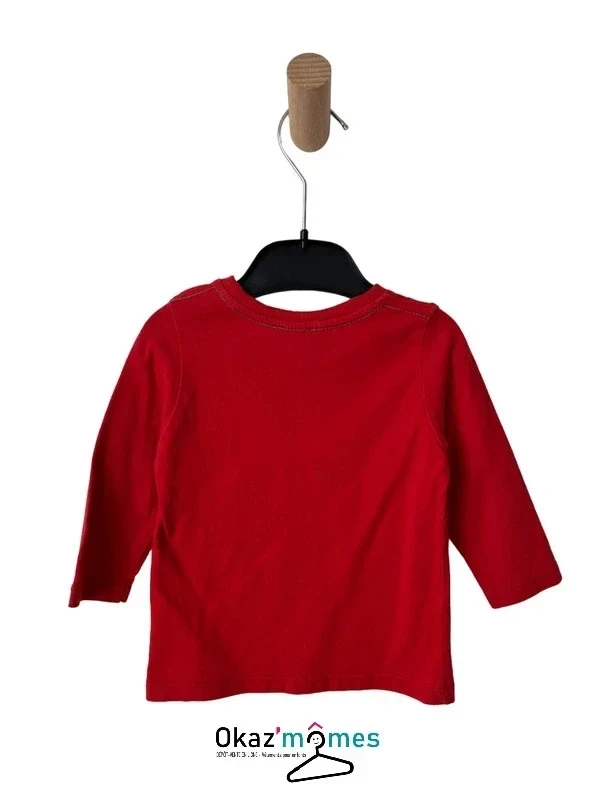 LOT T-shirt manches longues + veste à capuche - Absorba 9 mois (71cm) - photo numéro 6